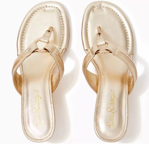 Lilly Pulitzer McKim Wedge Sandal size 9 NWT $148 - Picture 2 of 9